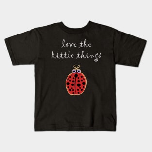 Love the Little Things Ladybug Kids T-Shirt